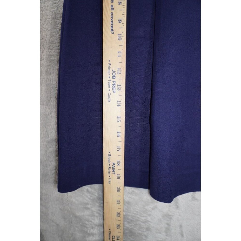 Lauren Ralph Lauren Women's Navy A-Line Skirt - Size 10 - Picture 10 of 11